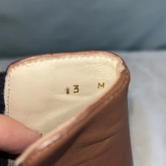 EUC Womens Amalfi By Rangoni Isole Brown Leather Chelsea Ankle Boots Size 13