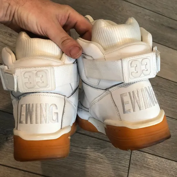 Ewing Athletics White High-Top Sneakers