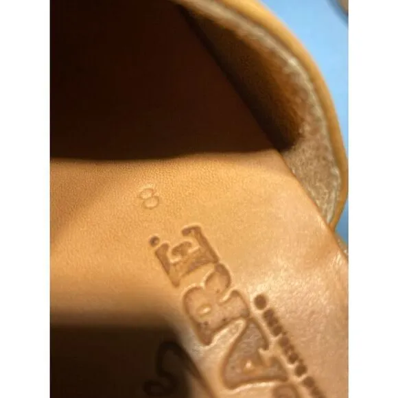Famolare Leather Buckle Sandals Size 8