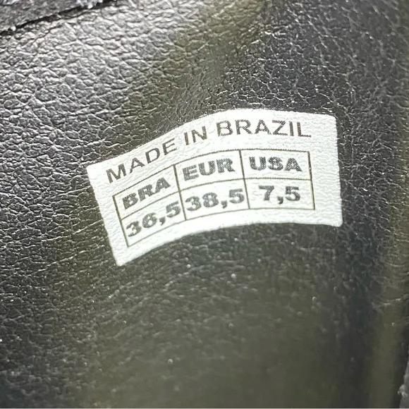 Farm Rio Lug Sole Black Tall Boot 7 1/2