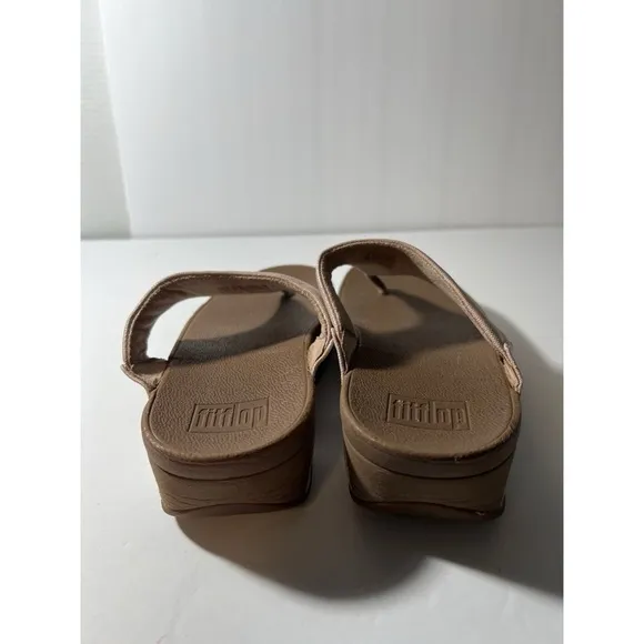 Fitflop pink and Brown Flip Flop Sandals