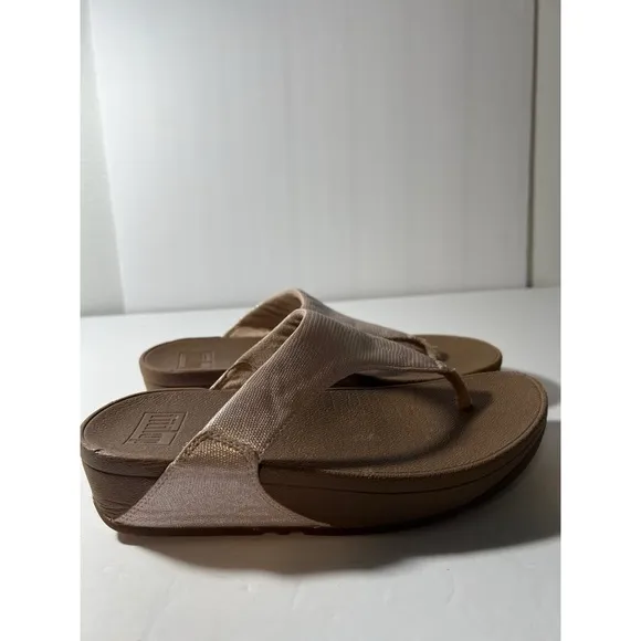 Fitflop pink and Brown Flip Flop Sandals