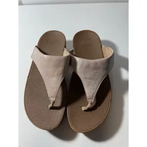 Fitflop pink and Brown Flip Flop Sandals