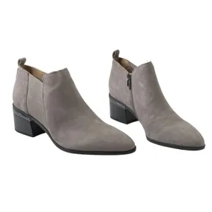 Franco Sarto Leather Block Heeled Shooties Arden Size 10M Pointed Toe Bootie New