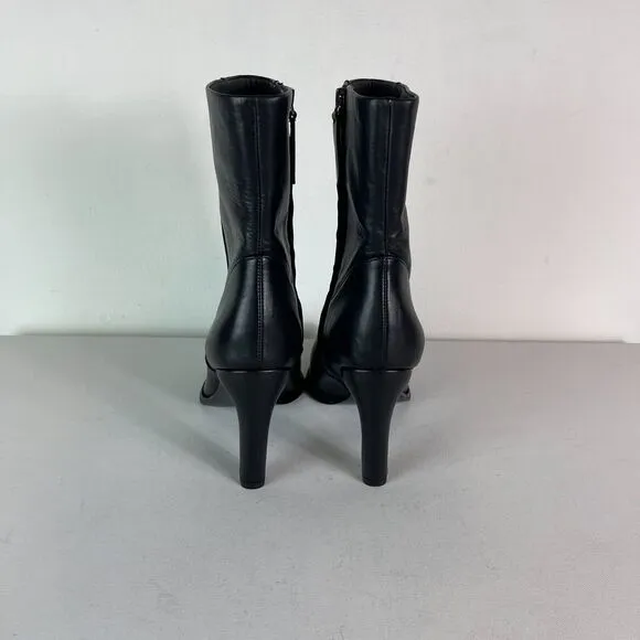 Franco Sarto NWOB Women's Pointed Toe Appia Bootie Black Size 9.5