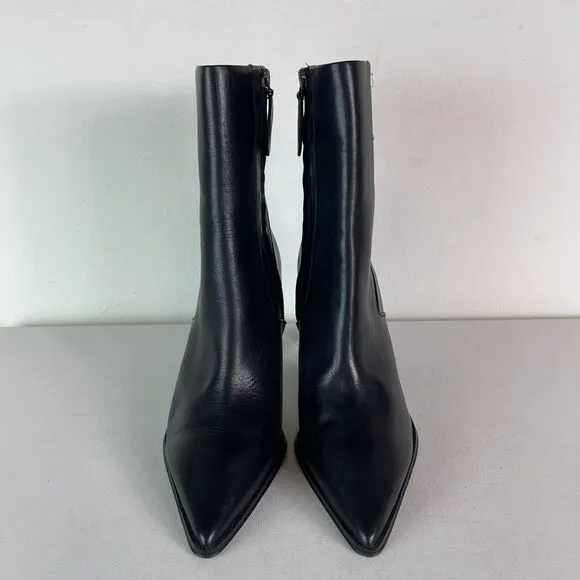 Franco Sarto NWOB Women's Pointed Toe Appia Bootie Black Size 9.5