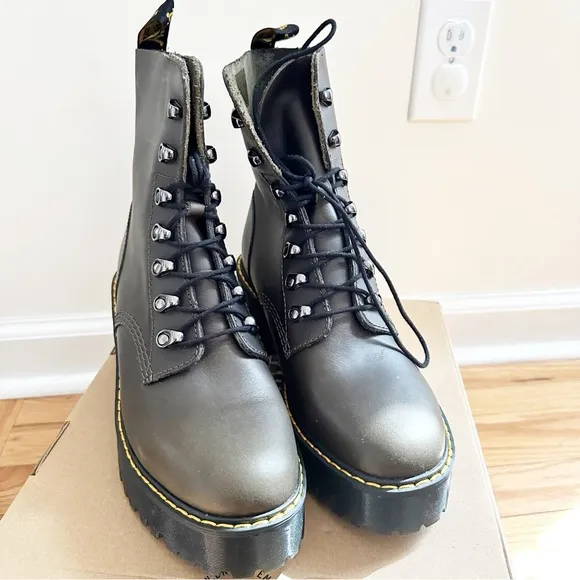 Free People Dr. Martens Leona Platform Ankle Boots