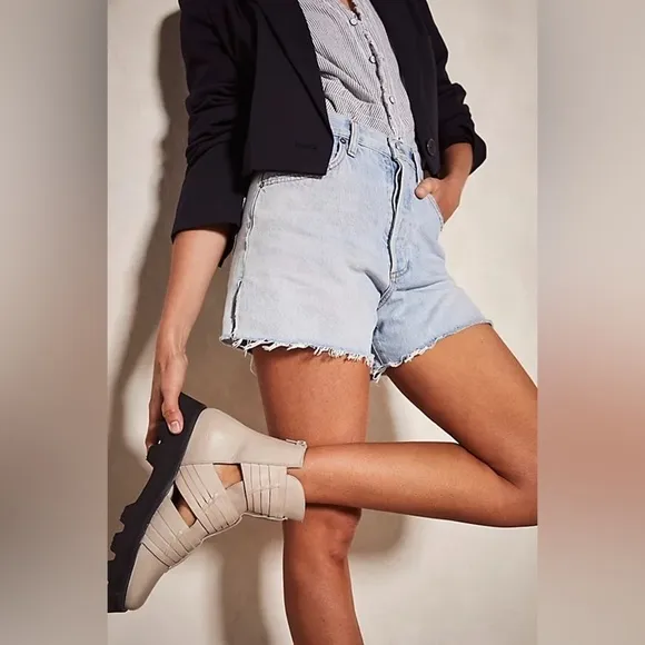 Free People Hydra Huarache Lug Boots Size 40