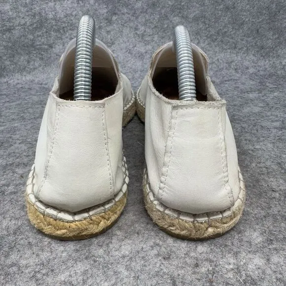 Free People Laurel Canyon Espadrille Womens Loafers 41 US 9.5/10‎ Cream Leather