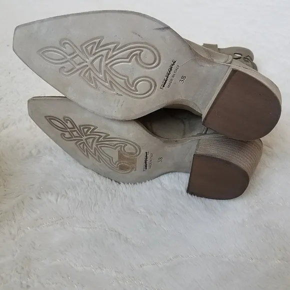 Free People Lucky Day Western Boots in Dusty Olive