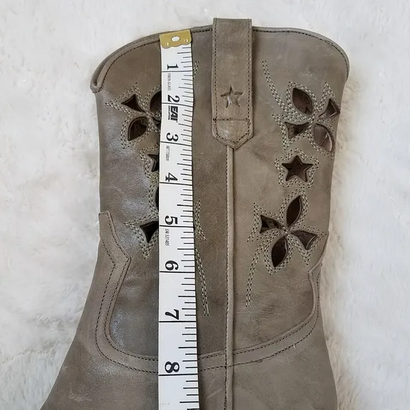 Free People Lucky Day Western Boots in Dusty Olive