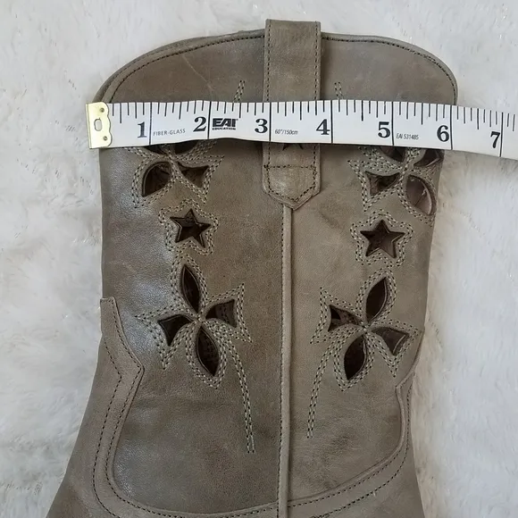 Free People Lucky Day Western Boots in Dusty Olive