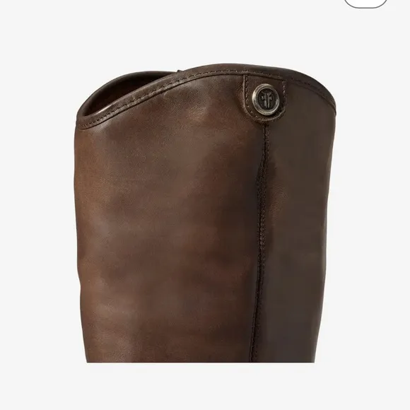 Frye Boots Leather Classic Melissa Button 2