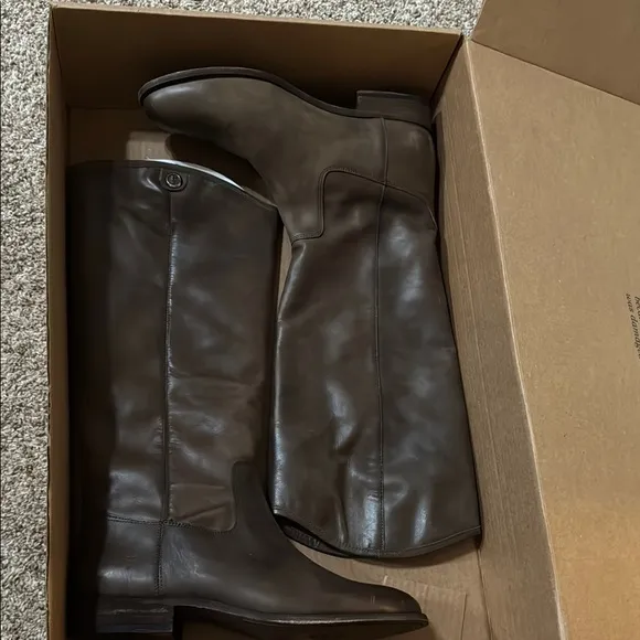 Frye Boots Leather Classic Melissa Button 2
