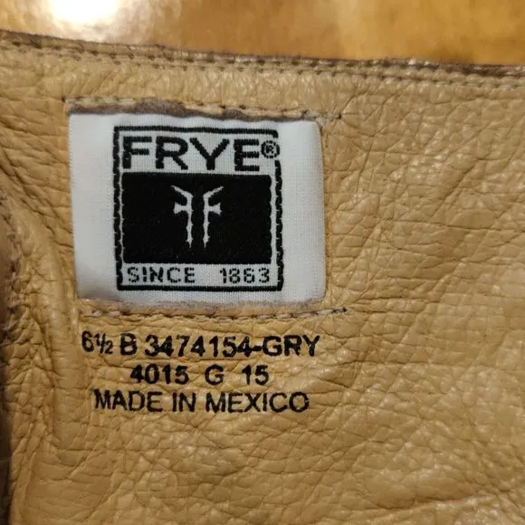 Frye harness ankle boots size zip size 6.5