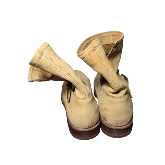 Frye Women's Tan Leather Ankle Boots