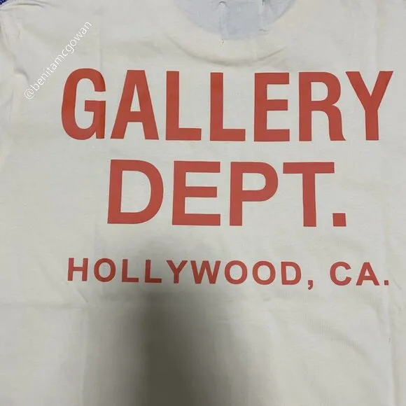 💕GALLERY DEPT VINTAGE LOGO TEE • COTTON JERSEY • RELAXED UNISEX FIT