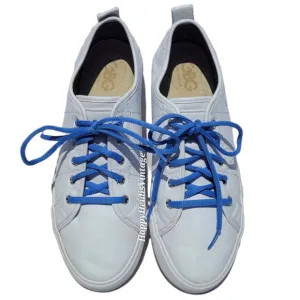 GBG Los Angeles‎ White Ggorfin Quilted Sneakers Blue Laces G by Guess