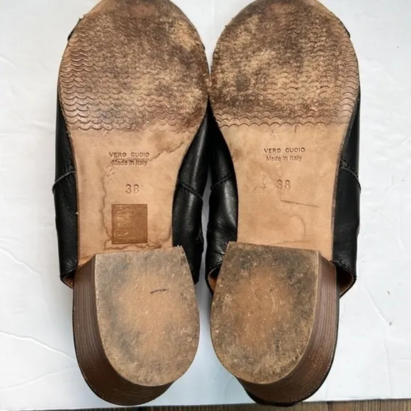 Gidigio black leather Long Beach Sandals double zip shoes