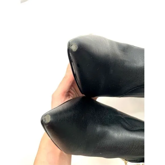 Guess Bowey Black Women's Over the Knee Vegan Stiletto Heels Boots 5