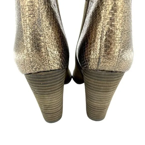 Guess Millie Boots Brown Suede Leather Pointed Toe Ankle SZ 7.5 New