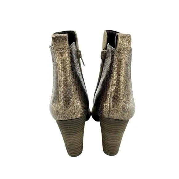 Guess Millie Boots Brown Suede Leather Pointed Toe Ankle SZ 7.5 New
