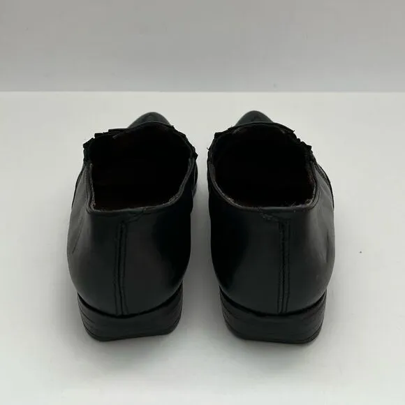 GUESS Vintage 80s Western Booties Low Cut Boots Black Leather Made in Spain 6.5