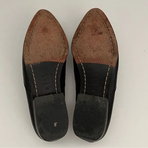 GUESS Vintage 80s Western Booties Low Cut Boots Black Leather Made in Spain 6.5