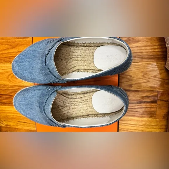 Hermes Women’s Denim Espadrille Loafers