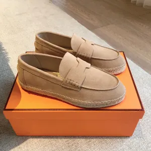 HM Trip Espadrille Beige Tan Suede