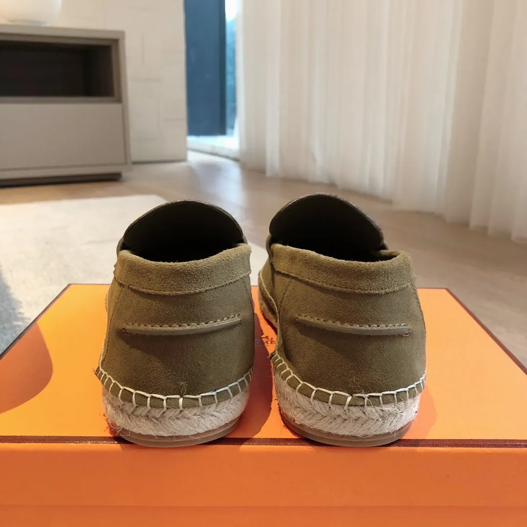 HM Trip Espadrille Dark Gray Suede