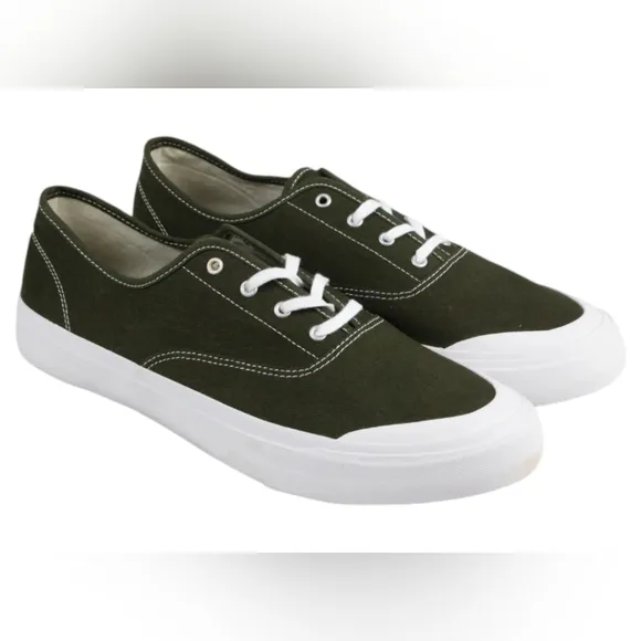 HUF Cromer VC63002 Mens Green Canvas Low Top Skate Sneakers Streetwear 11½