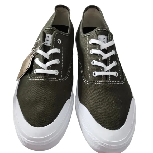 HUF Cromer VC63002 Mens Green Canvas Low Top Skate Sneakers Streetwear 11½