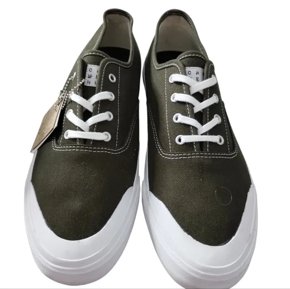 HUF Cromer VC63002 Mens Green Canvas Low Top Skate Sneakers Streetwear 11½