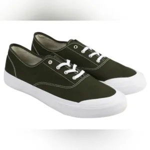 HUF Cromer VC63002 Mens Green Canvas Low Top Skate Sneakers Streetwear 11½