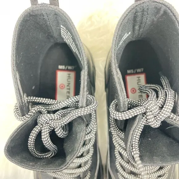 Hunter | black high top sneakers 7.0  (5 Male) target collab.