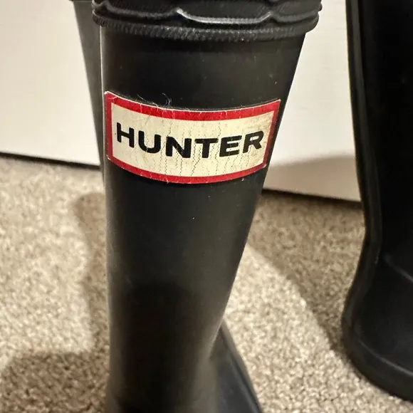 Hunter Black Rain Boots