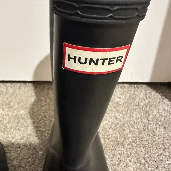 Hunter Black Rain Boots