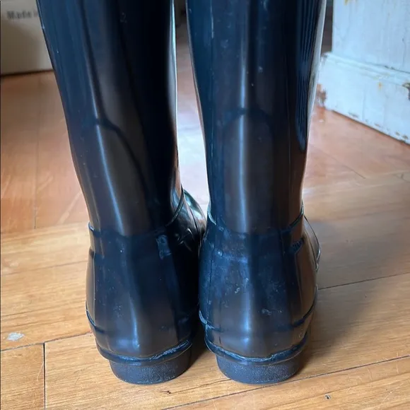 Hunter Classic Black Rain Boots Size 6