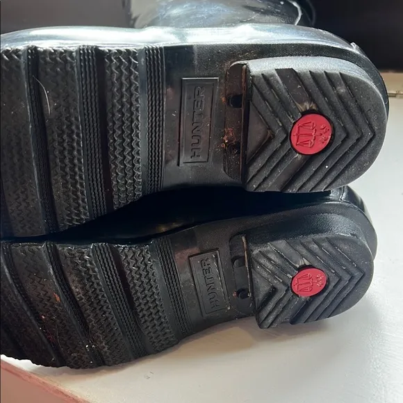 Hunter Classic Black Rain Boots Size 6