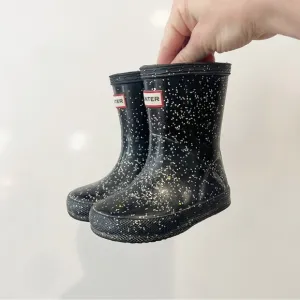 Hunter Kids' Original First Classic Glitter Rain Boot