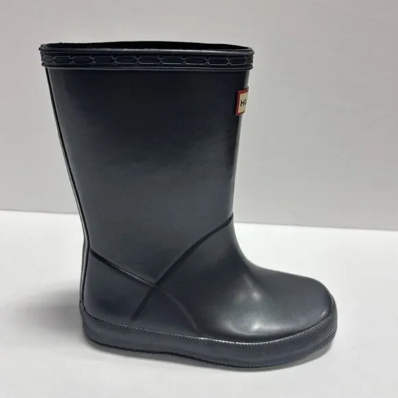 Hunter Little Kids’ First Classic Nebula Rain Boots, Girls’ Size 11 M