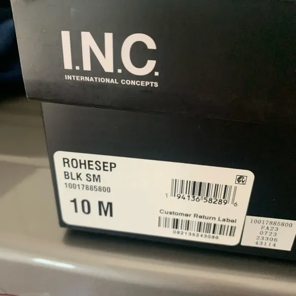 INC International Boots.‼️ ROHESEPBLK SM10 M