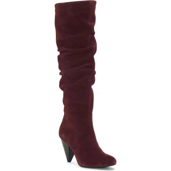 INC Women’s Gerii Suede Pointed Toe Knee High Boots  size 6.5 M‎