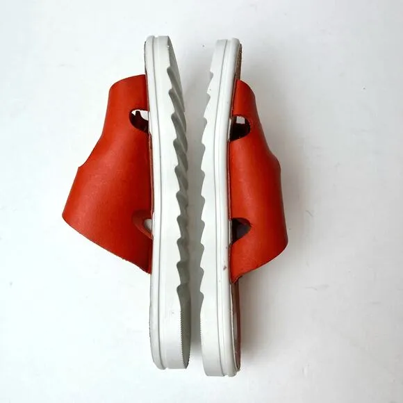 Intentionally Blank &quot;This Is Our Other Line&quot; Express Sandals Orange US 5.5/6