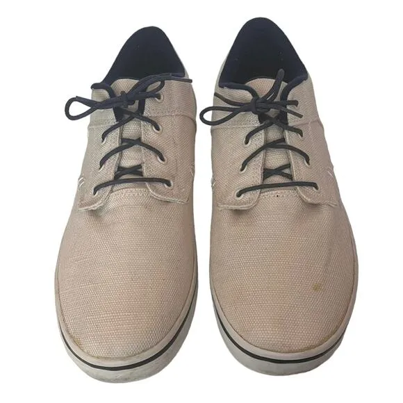 IPATH Vegan Hemp Skate Shoes White Low Profile Lace-Up Sneakers Men’s 11.5 Rare