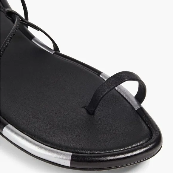 Isabel Marant Jeiro leather black strappy sandals
