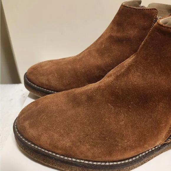 Italeau &quot;Foliana&quot; Brown Waterproof Suede Boots Sz.7.5/37.5 Ret.$399 Worn Once!