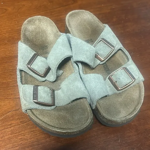 J Crew Kids' Birkenstock® Arizona sandals in suede BN909