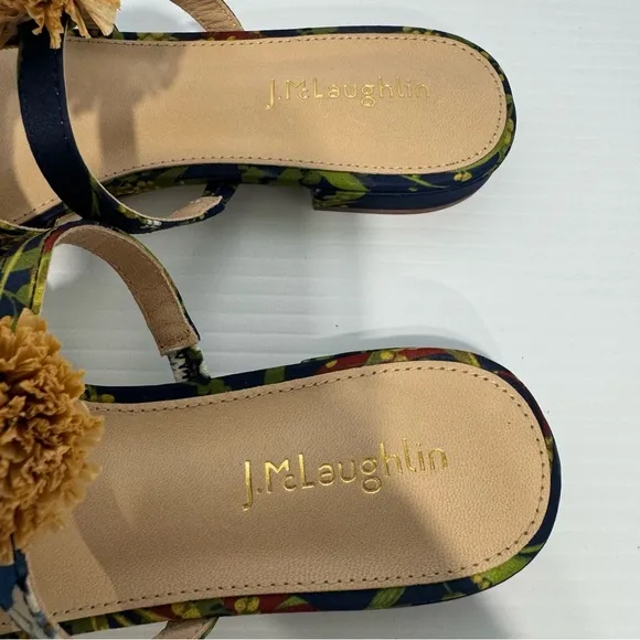 J. McLaughlin Mandy Floral Sandals Size 6